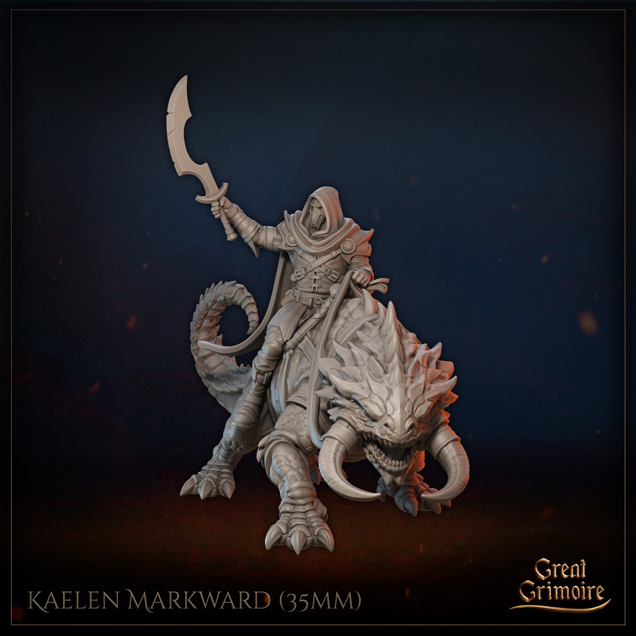 Desert Beast Rider Kaelen Markward by Great Grimoire