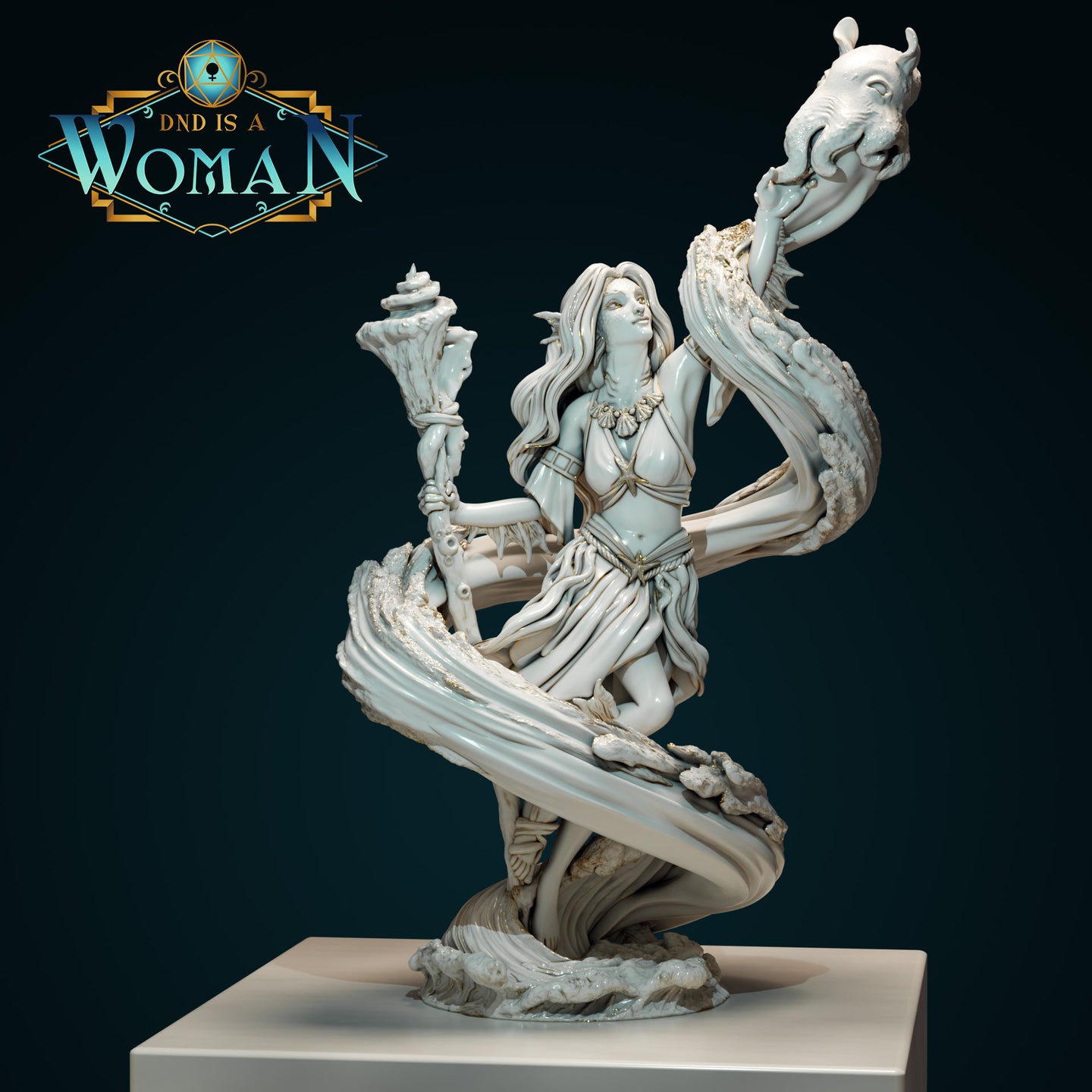 Triton Druid - Kailani by DnD Is A Woman