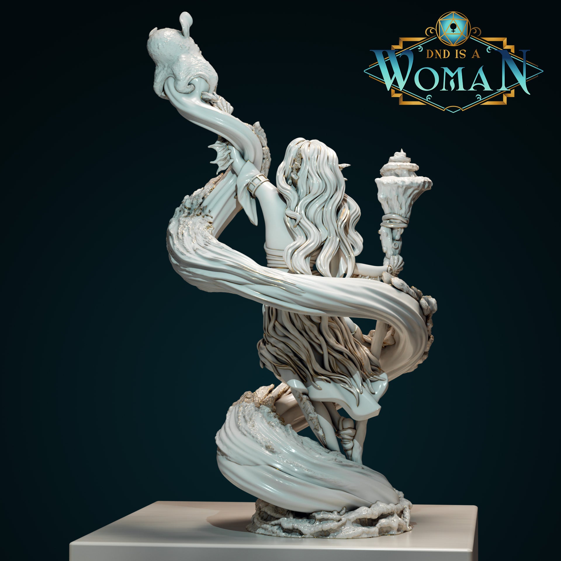 Triton Druid - Kailani by DnD Is A Woman