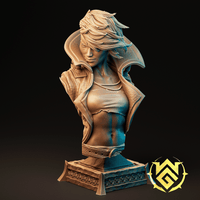 Rogue Black Lotus Katerina Bust by The Witchguild