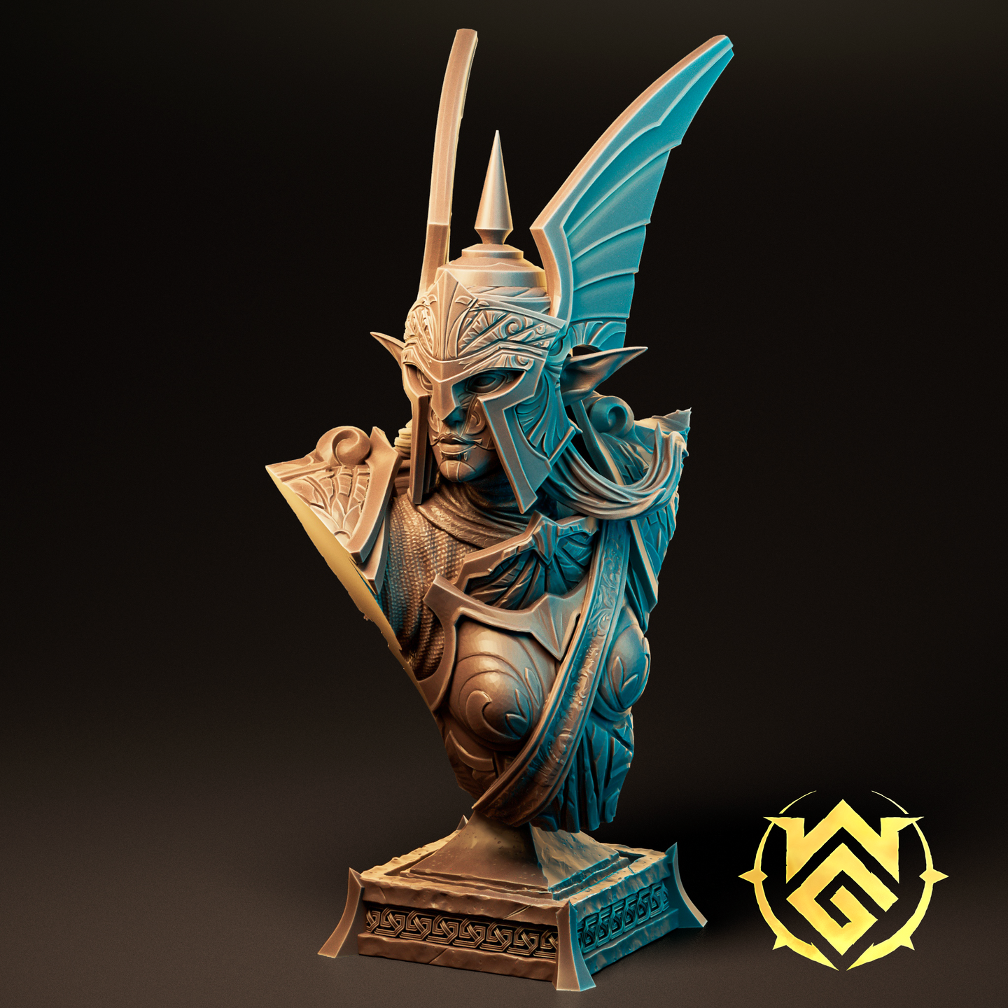 Keltria, God's Wrath Bust by The Witchguild