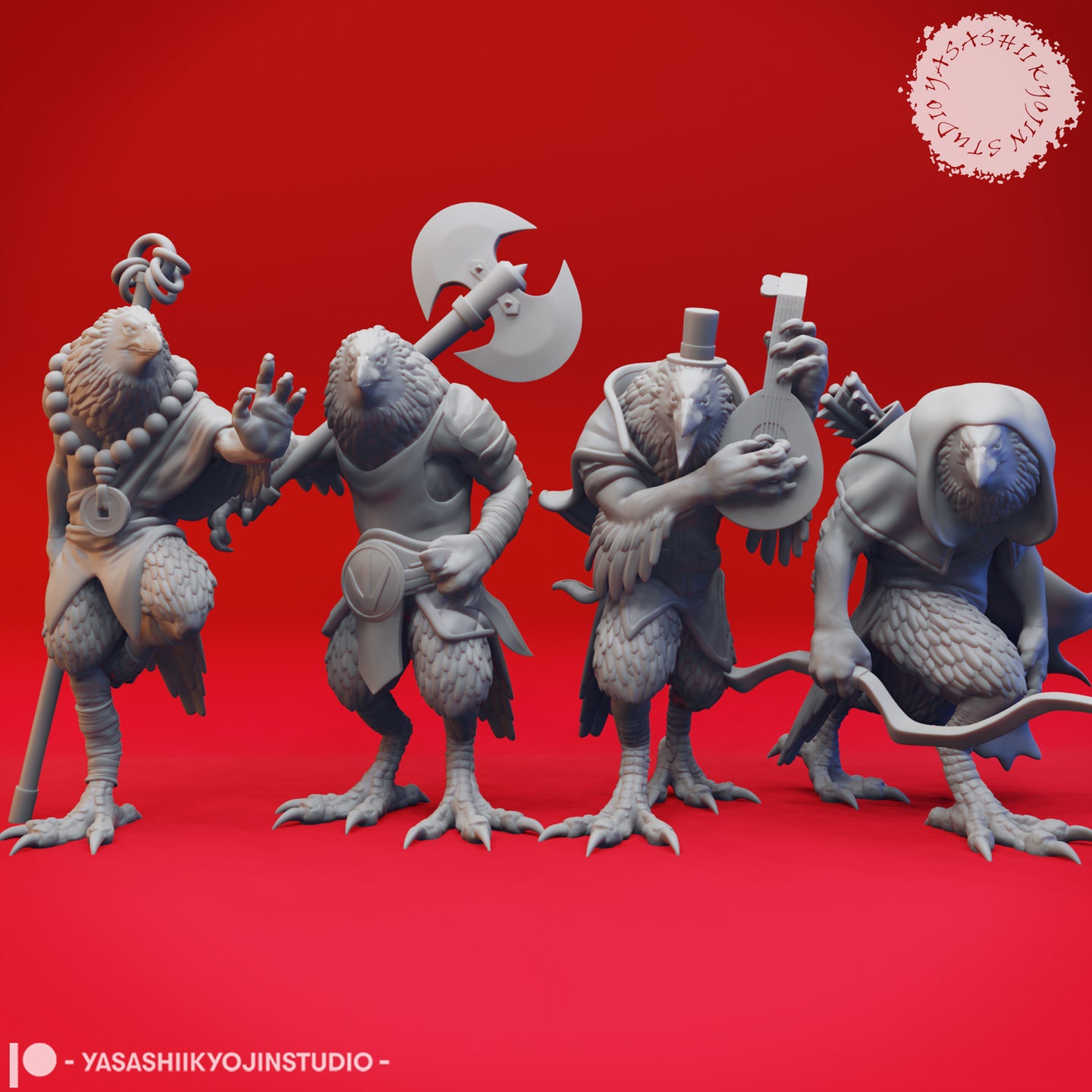 Birdfolk (Kenku) Bundle by Yasashii Kyojin Studios