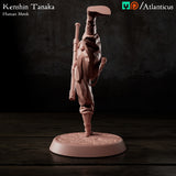 Kenshin Tanaka Human Monk Unarmed Kicking by Atlanticus Arts