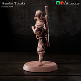 Kenshin Tanaka Human Monk Unarmed Kicking by Atlanticus Arts