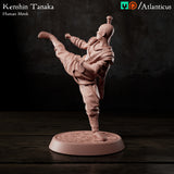 Kenshin Tanaka Human Monk Unarmed Kicking by Atlanticus Arts