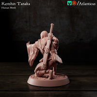 Kenshin Tanaka Human Monk Unarmed Kneeling by Atlanticus Arts