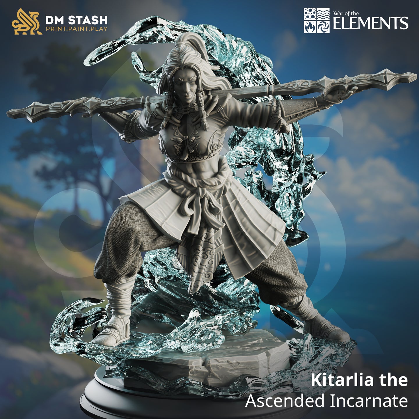 Elemental Monk (Kitarlia the Ascended Incarnate) by DM Stash