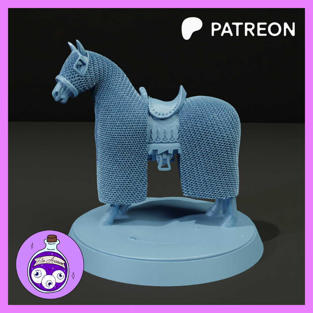 Knight's Horse by Ella's Arcanum Minis