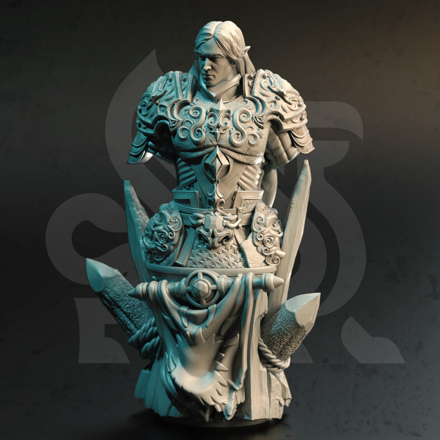 Knight of the Breath (Rolen) Bust  by DM Stash