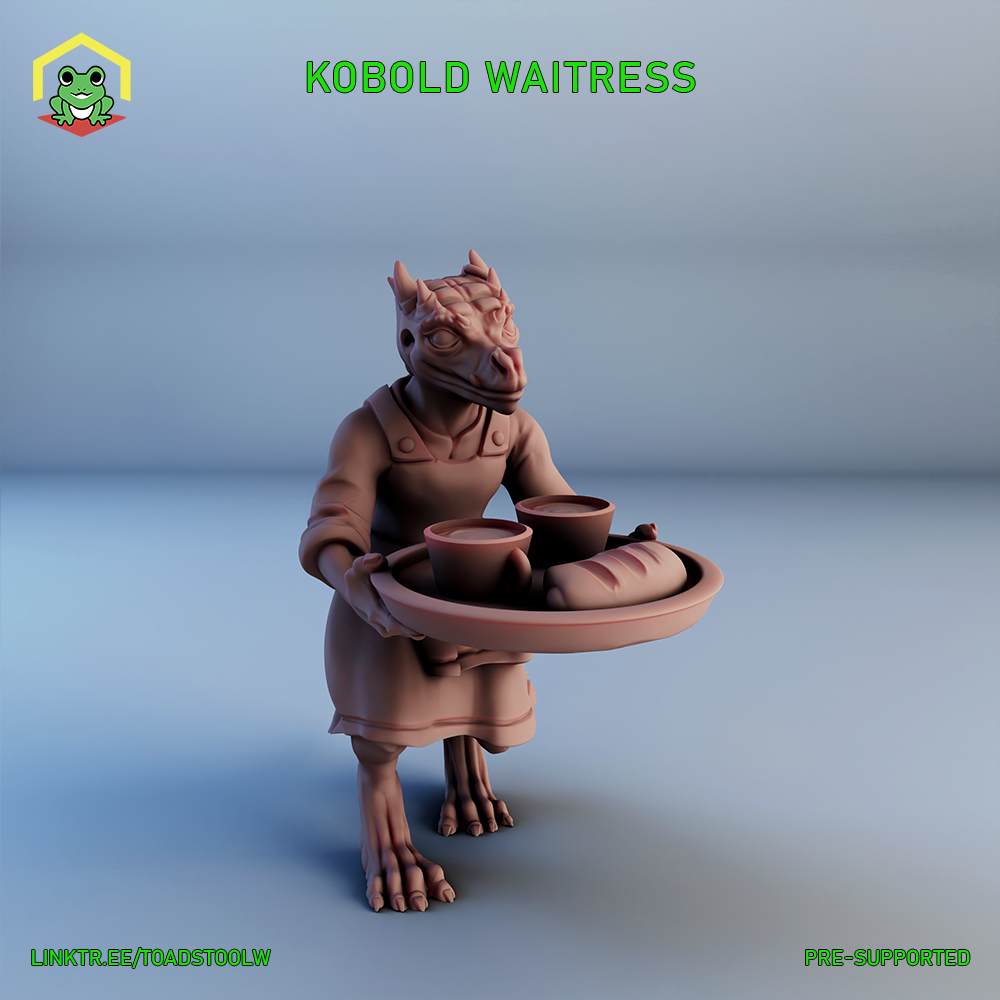 Kobold Waitress by The Toadstool Weaver