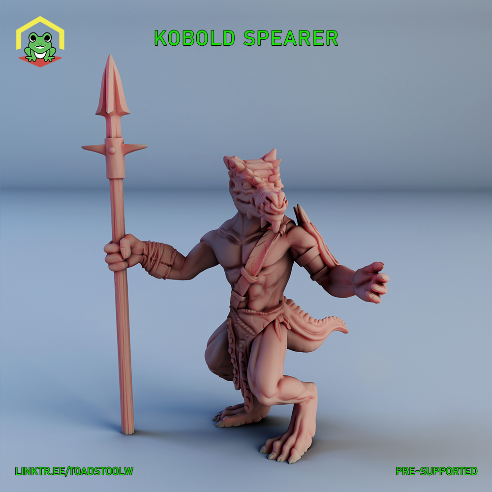 Kobold Spearer by The Toadstool Weaver