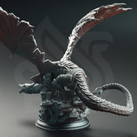 Dragon of the Depths (Kuriazor the Dark Scaled) by DM Stash