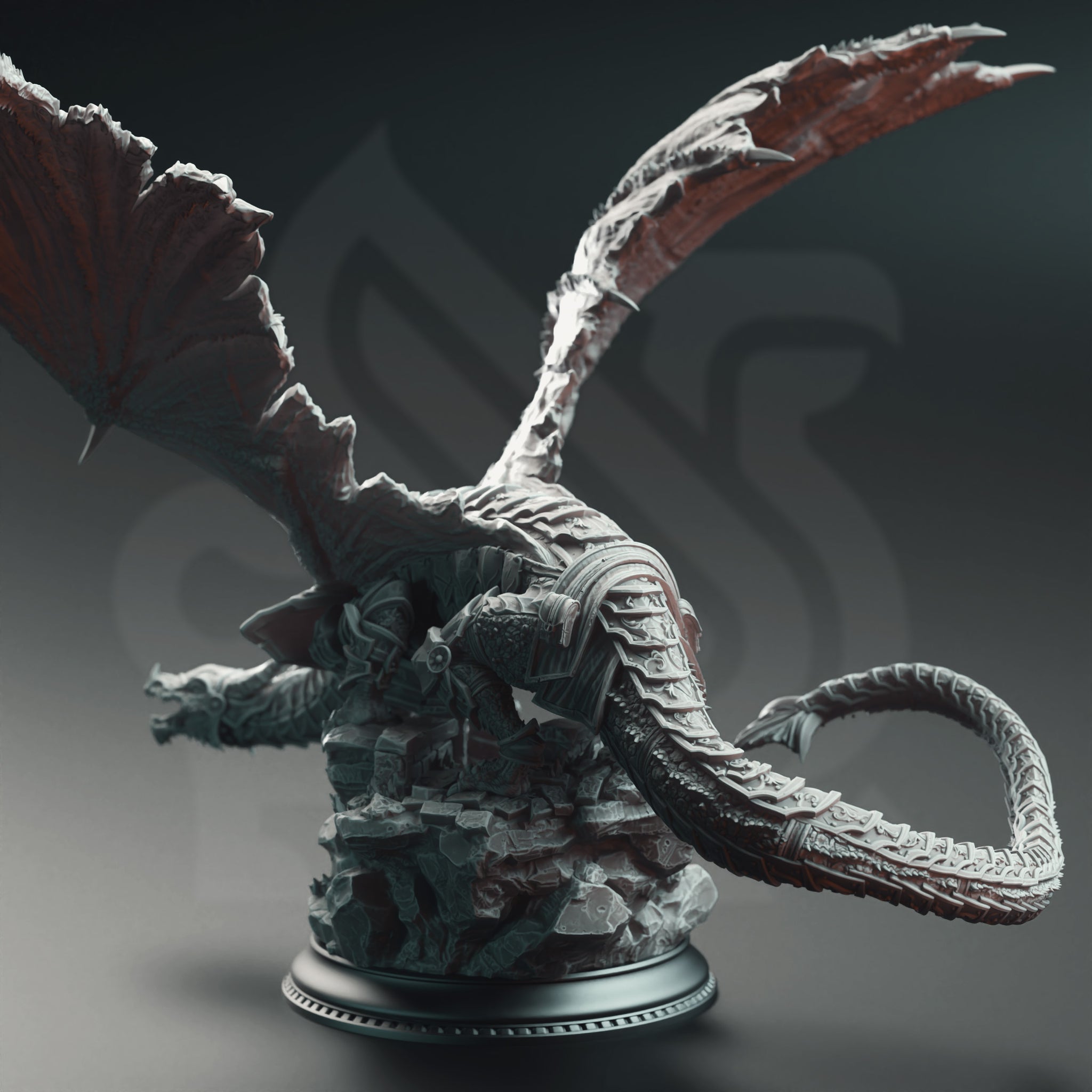 Dragon of the Depths (Kuriazor the Dark Scaled) by DM Stash