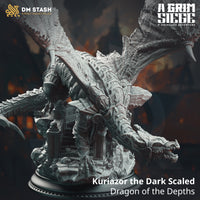 Dragon of the Depths (Kuriazor the Dark Scaled) by DM Stash