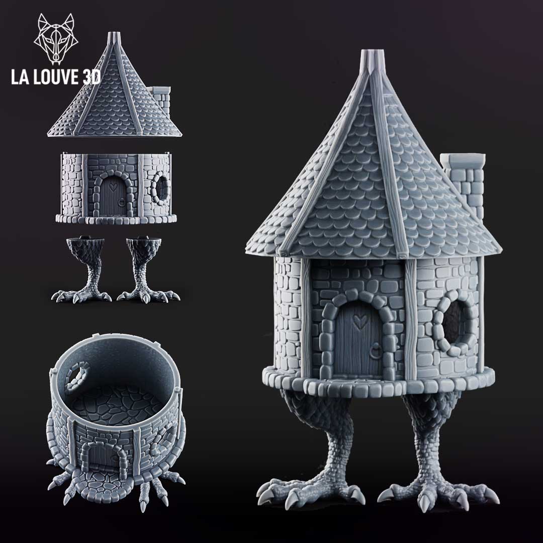 Baba Yaga Hut by La Louve 3D