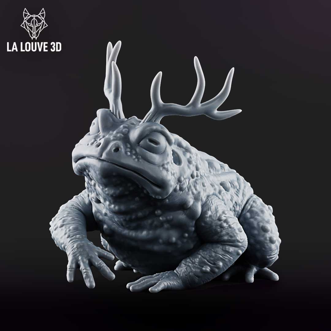 King Toad by La Louve 3D