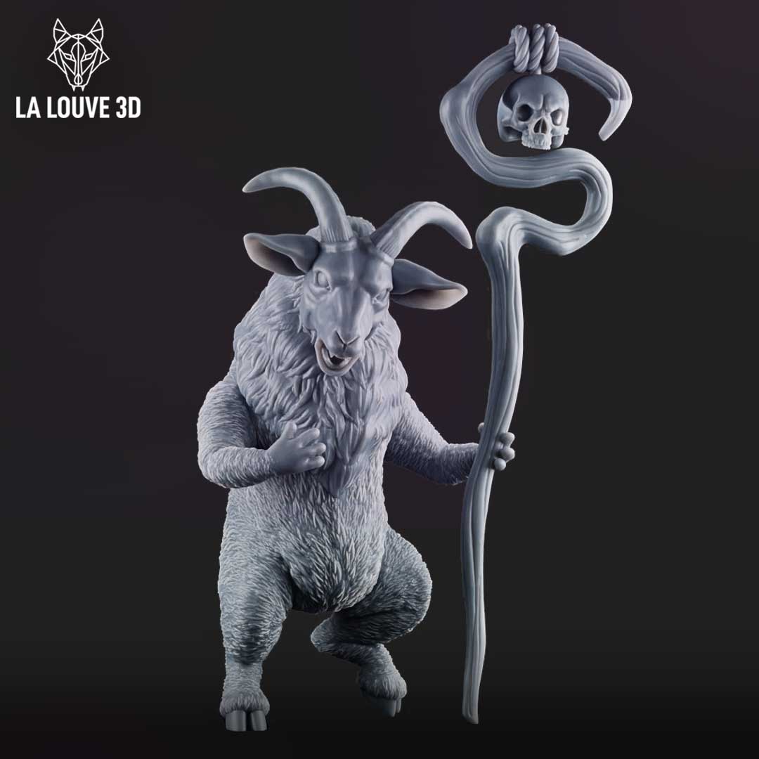 Goat Necromancer by La Louve 3D