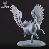 Pig w/Wings by La Louve 3D
