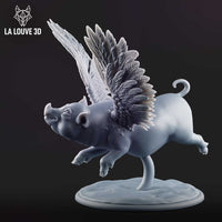 Pig w/Wings by La Louve 3D