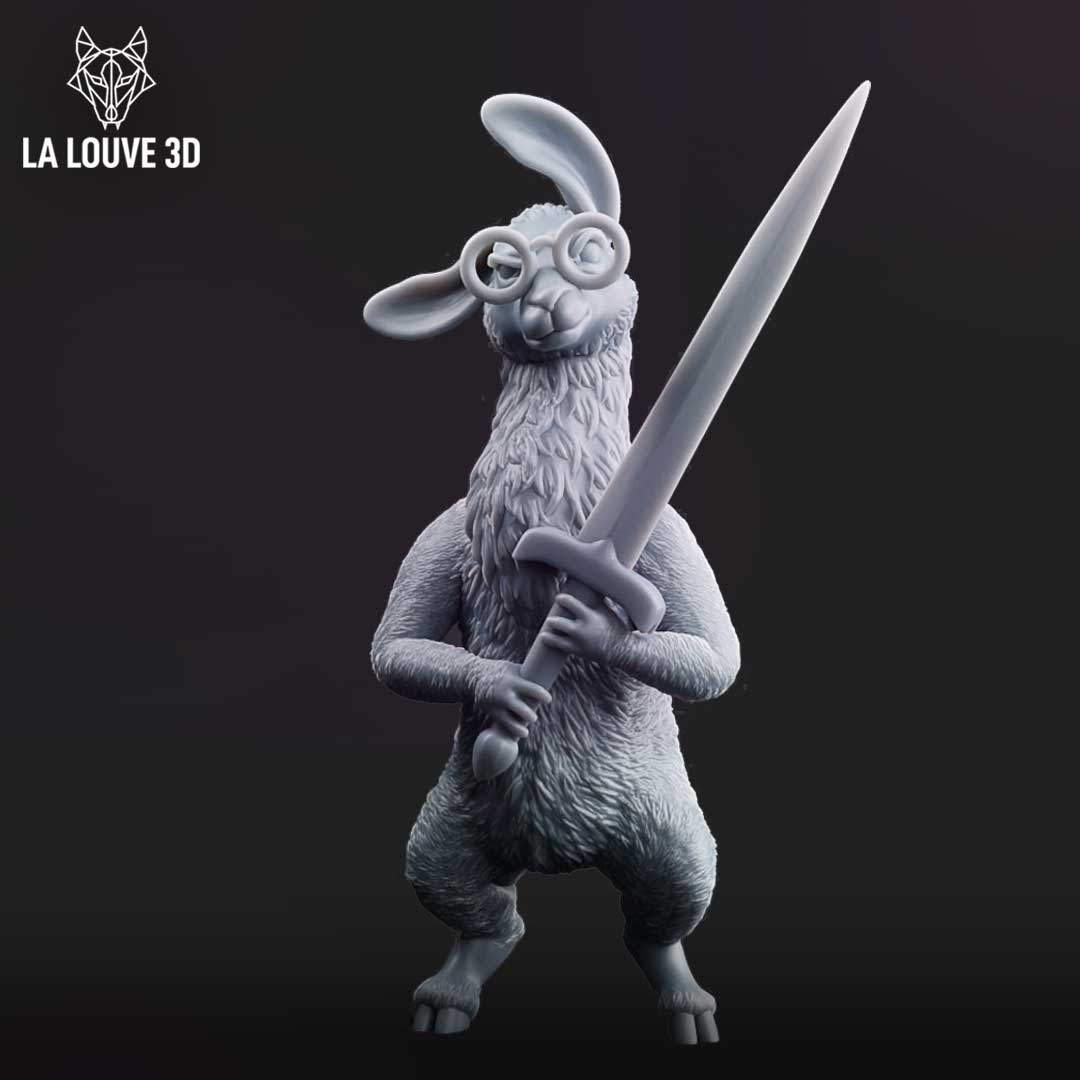 Llama Fighter by La Louve 3D