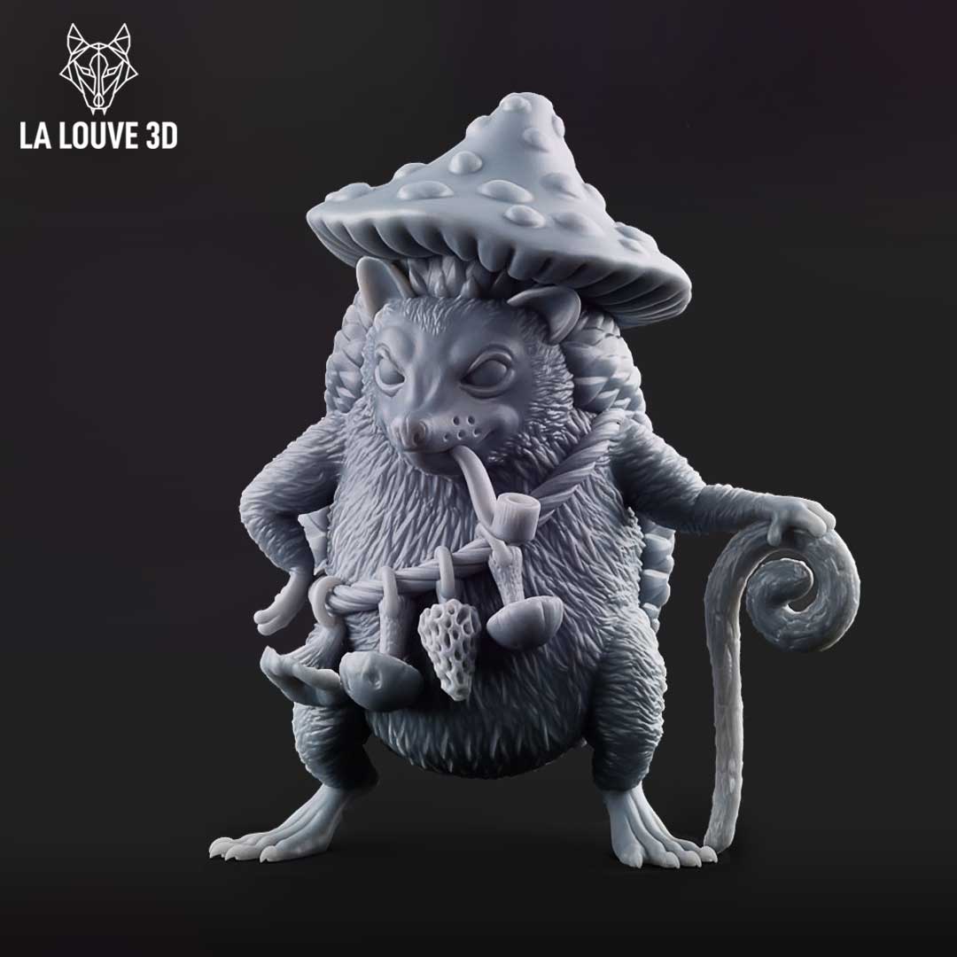 Hedgehog 1 by La Louve 3D