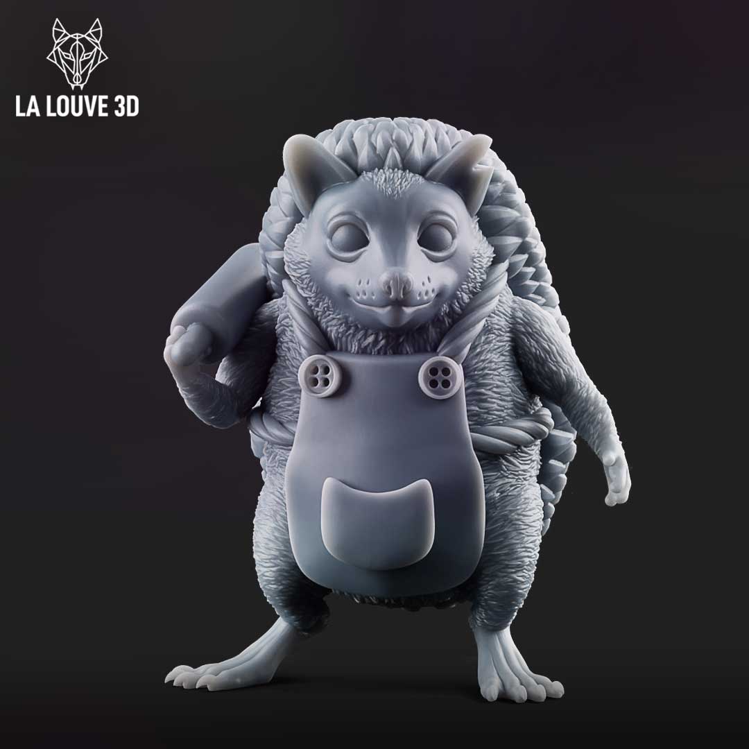 Hedgehog 2 by La Louve 3D