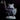 Chubby hamster paladin standing upright, raising a longsword in one hand and bracing a paw-emblem shield in the other, wearing a flowing cape. Sculpt by La Louve 3D.