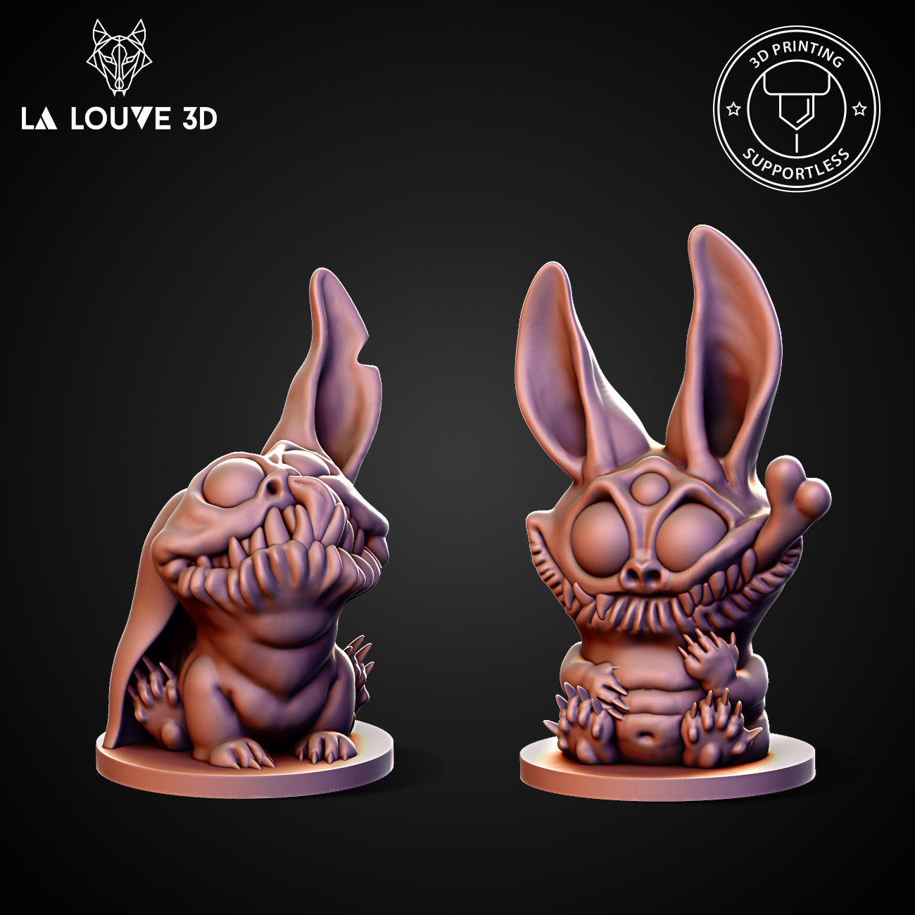 Young Wererabbits by La Louve 3D