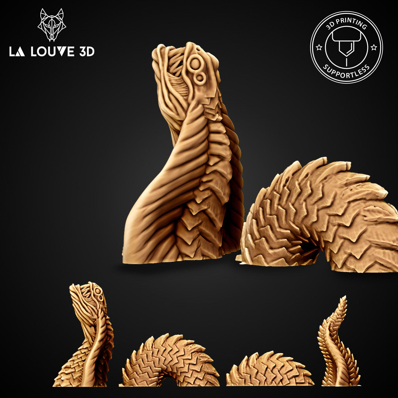 Sea Serpent by La Louve 3D