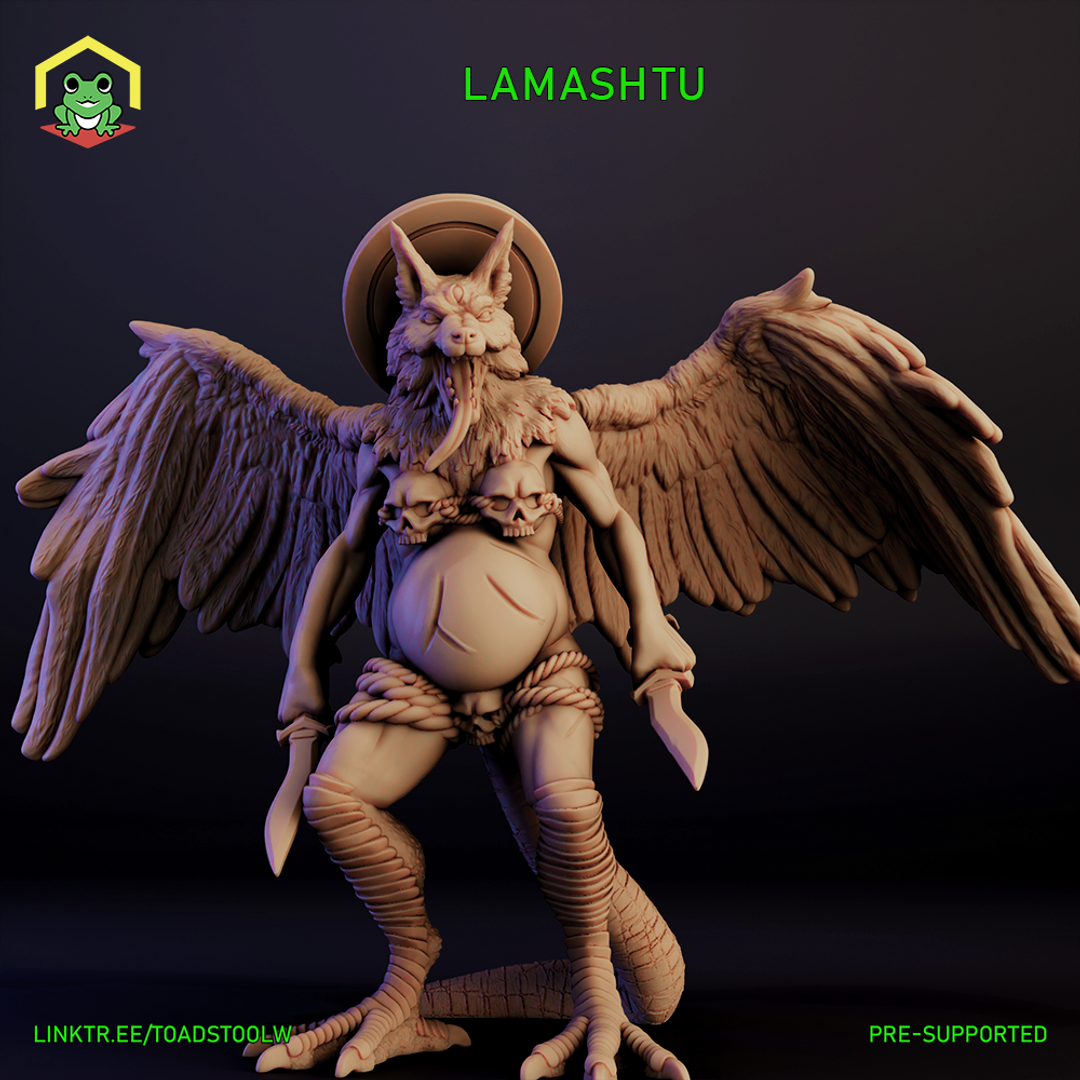 Demon (Lamashtu) by The Toadstool Weaver