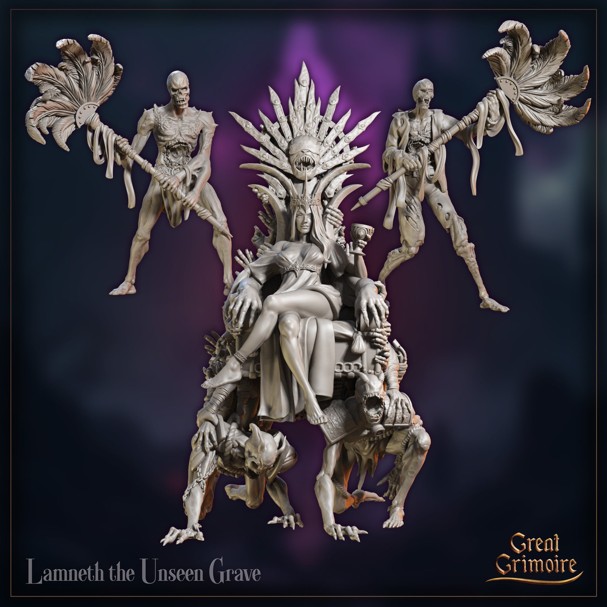 Lamneth the Unseen Grave by Great Grimoire