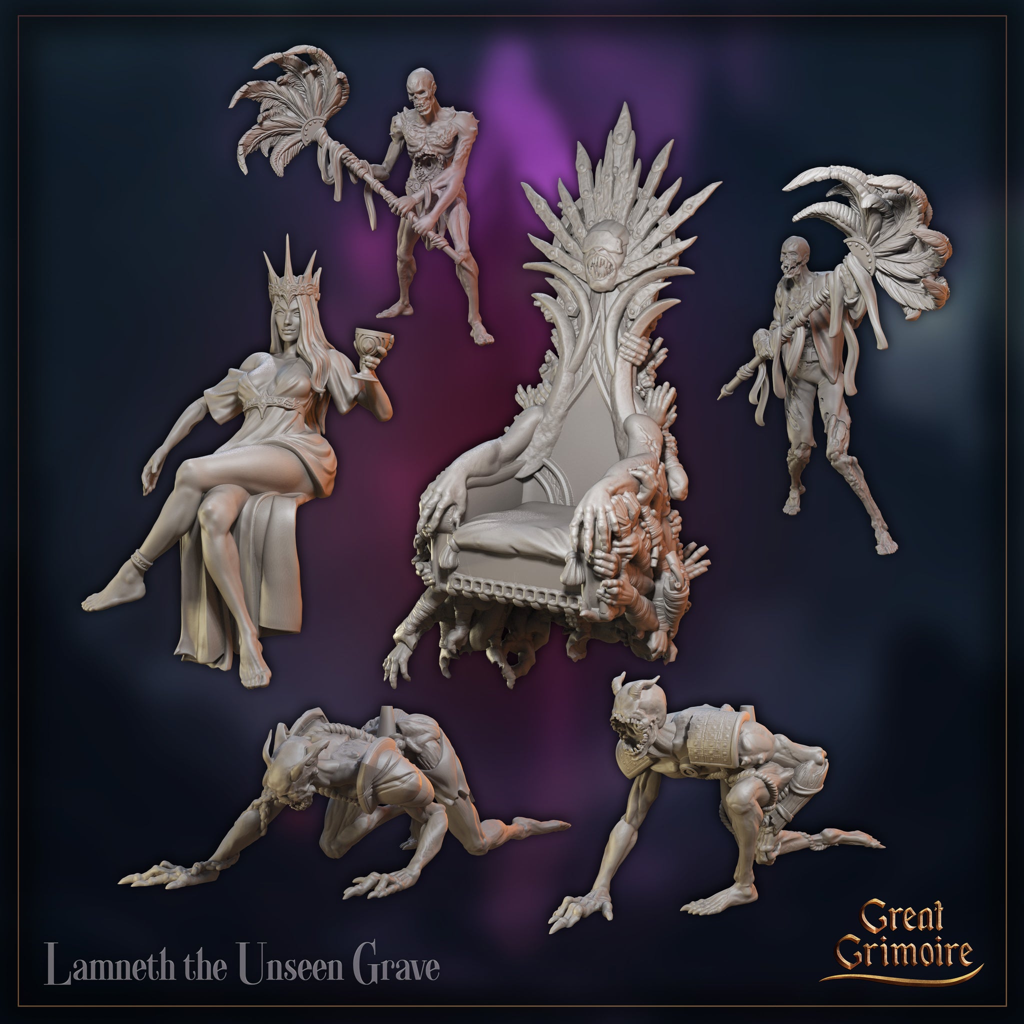 Lamneth the Unseen Grave by Great Grimoire