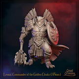 Leonai, Commander of the Golden Cloaks - Birdfolk Fighter by Great Grimoire