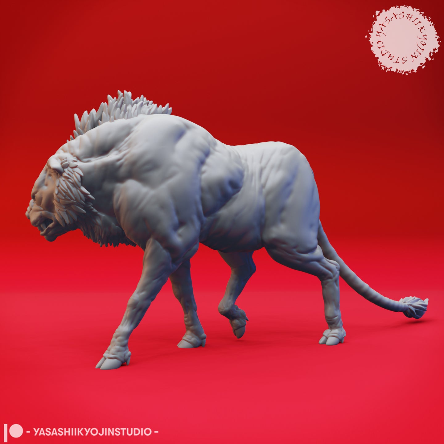 Leucrotta 01 by Yasashii Kyojin Studios