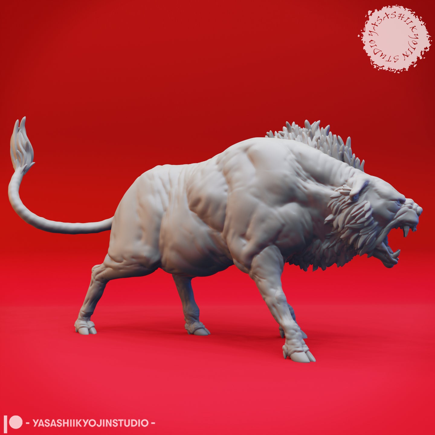 Leucrotta 02 by Yasashii Kyojin Studios