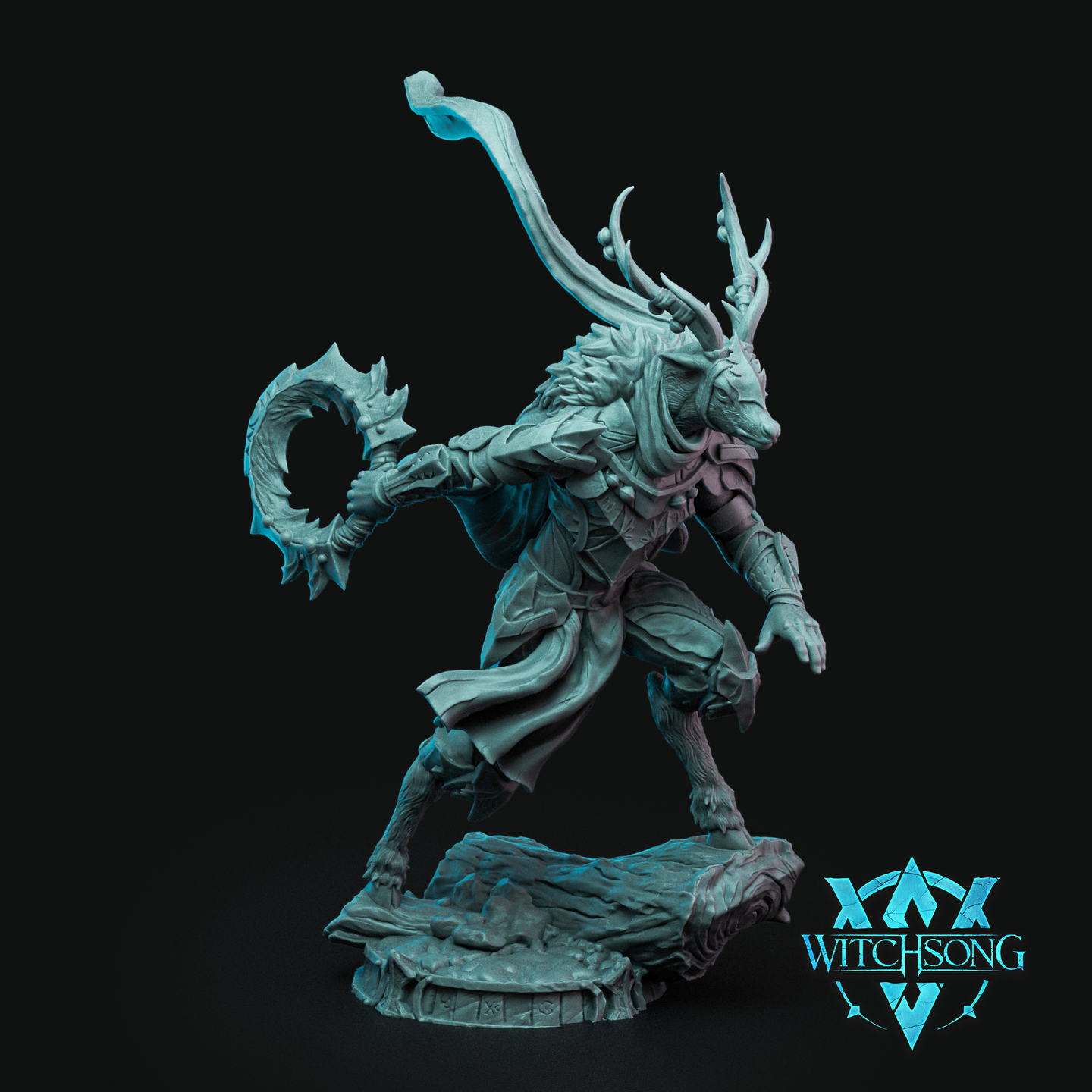 Santa's Coursers - Vixen by Witchsong Miniatures