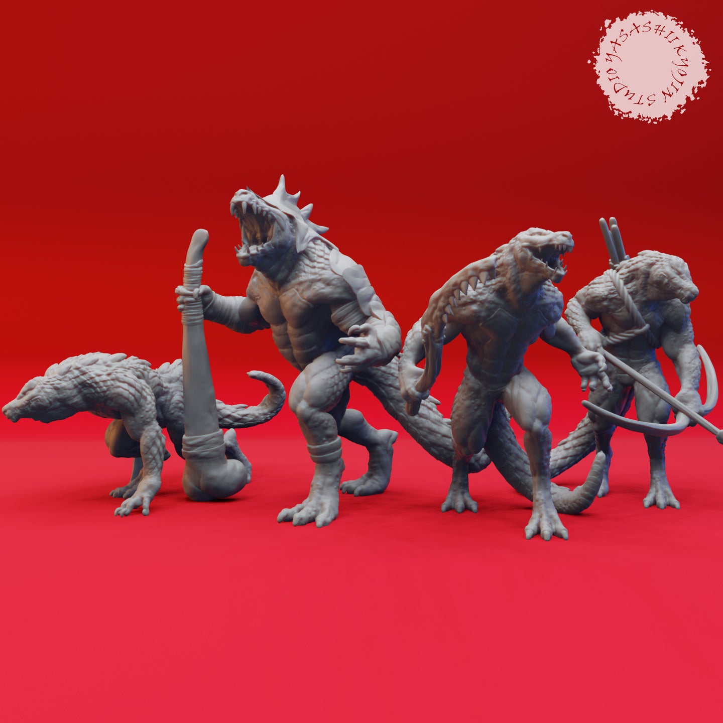 Lizardfolk Bundle by Yasashii Kyojin Studios