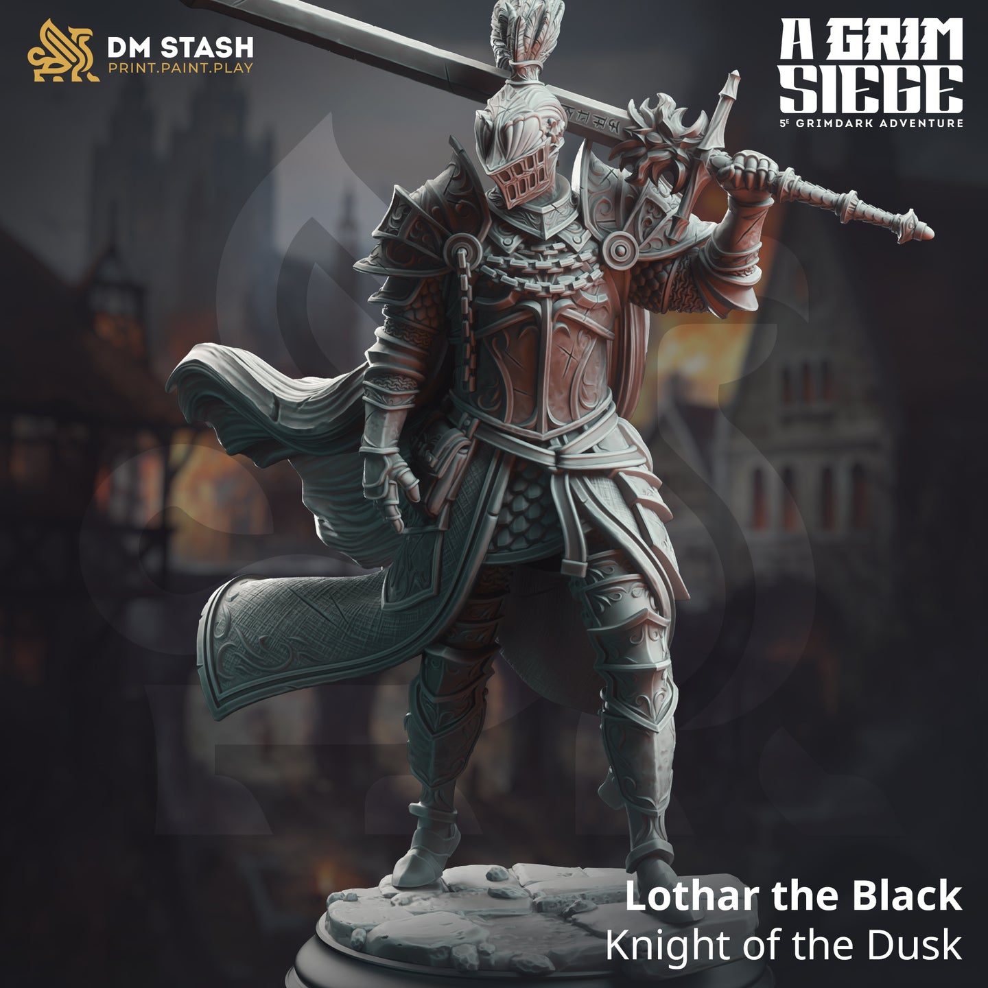Knight of the Dusk (Lothar the Black) by DM Stash