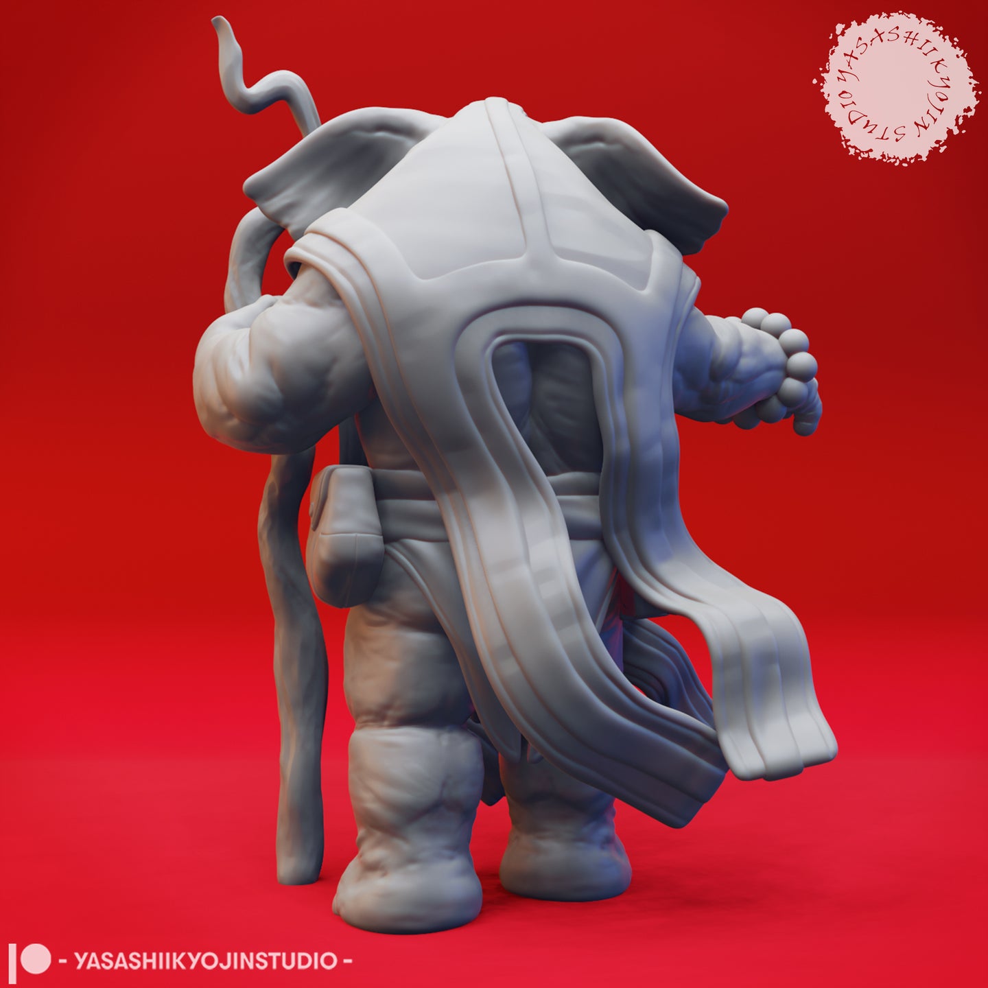 Elephantfolk (Loxodon) 01 by Yasashii Kyojin Studios