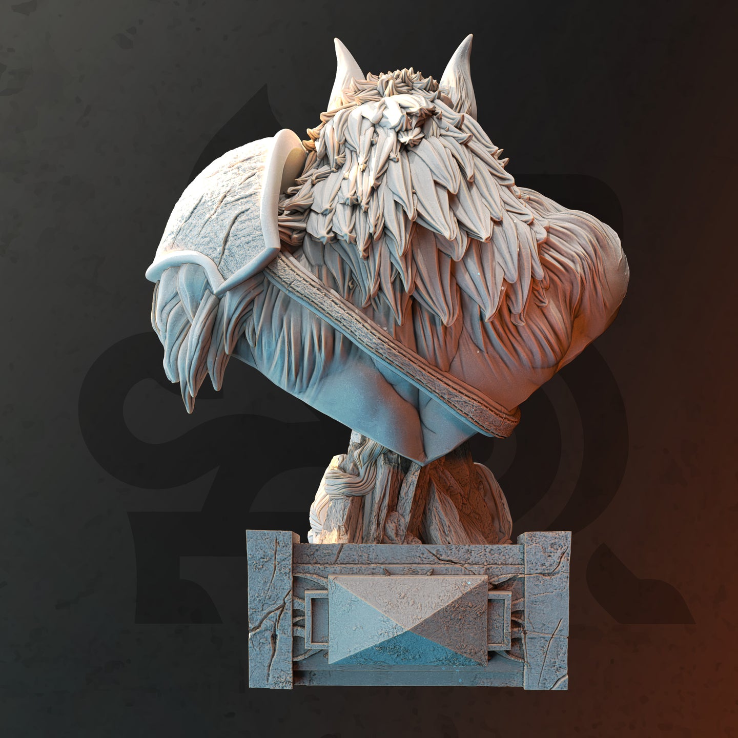 Werewolf (Lucian) Bust  by DM Stash