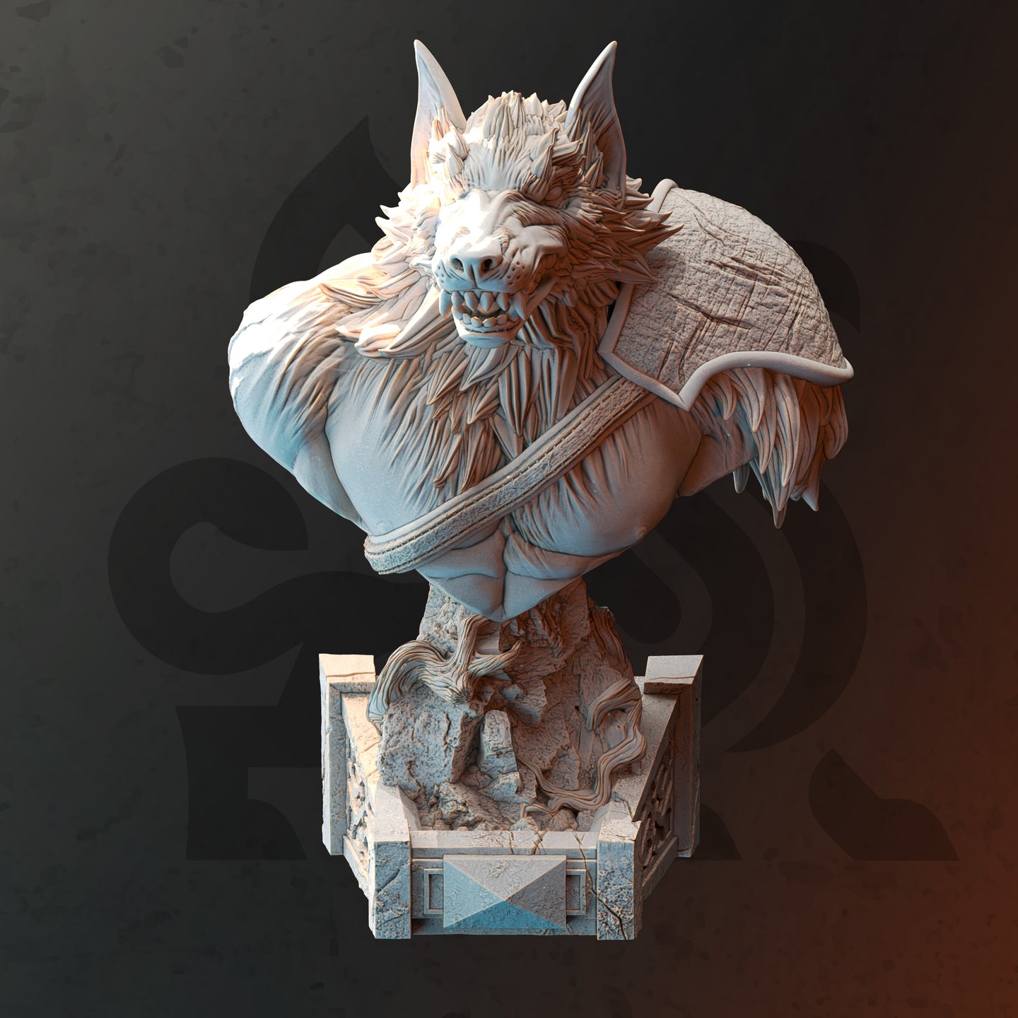 Werewolf (Lucian) Bust  by DM Stash