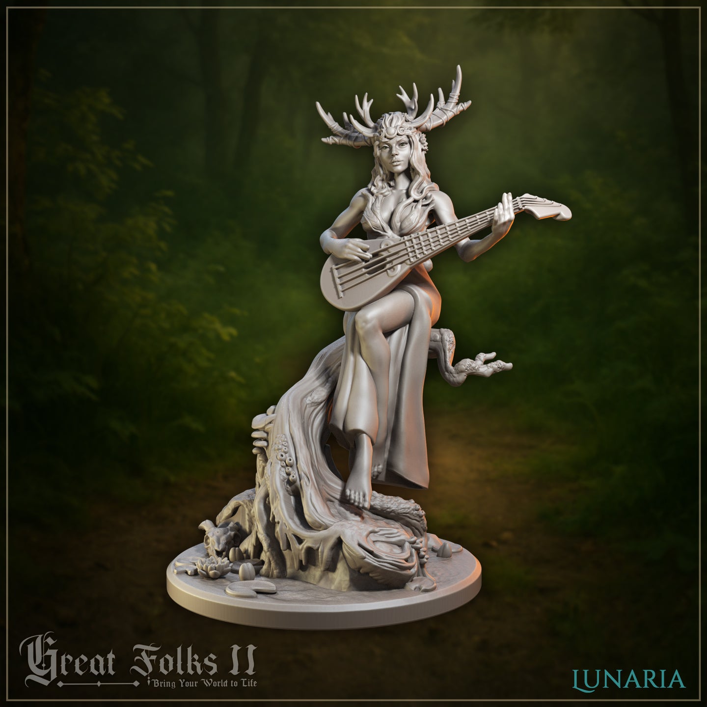Lunaria Druid by Great Grimoire