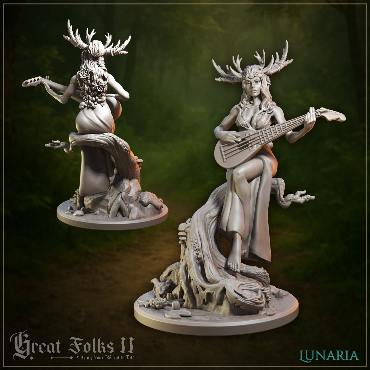 Lunaria Druid by Great Grimoire