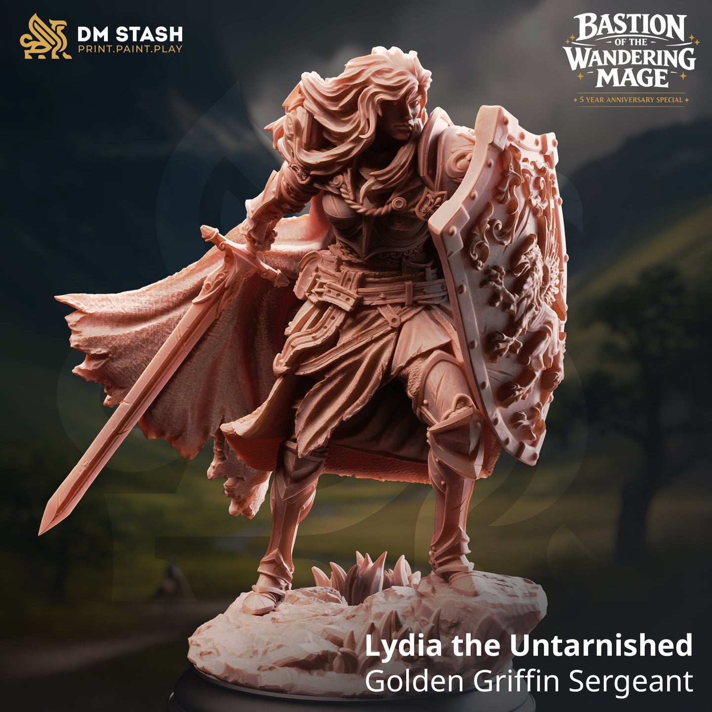 Golden Griffin Sergeant (Lydia the Untarnished) by DM Stash