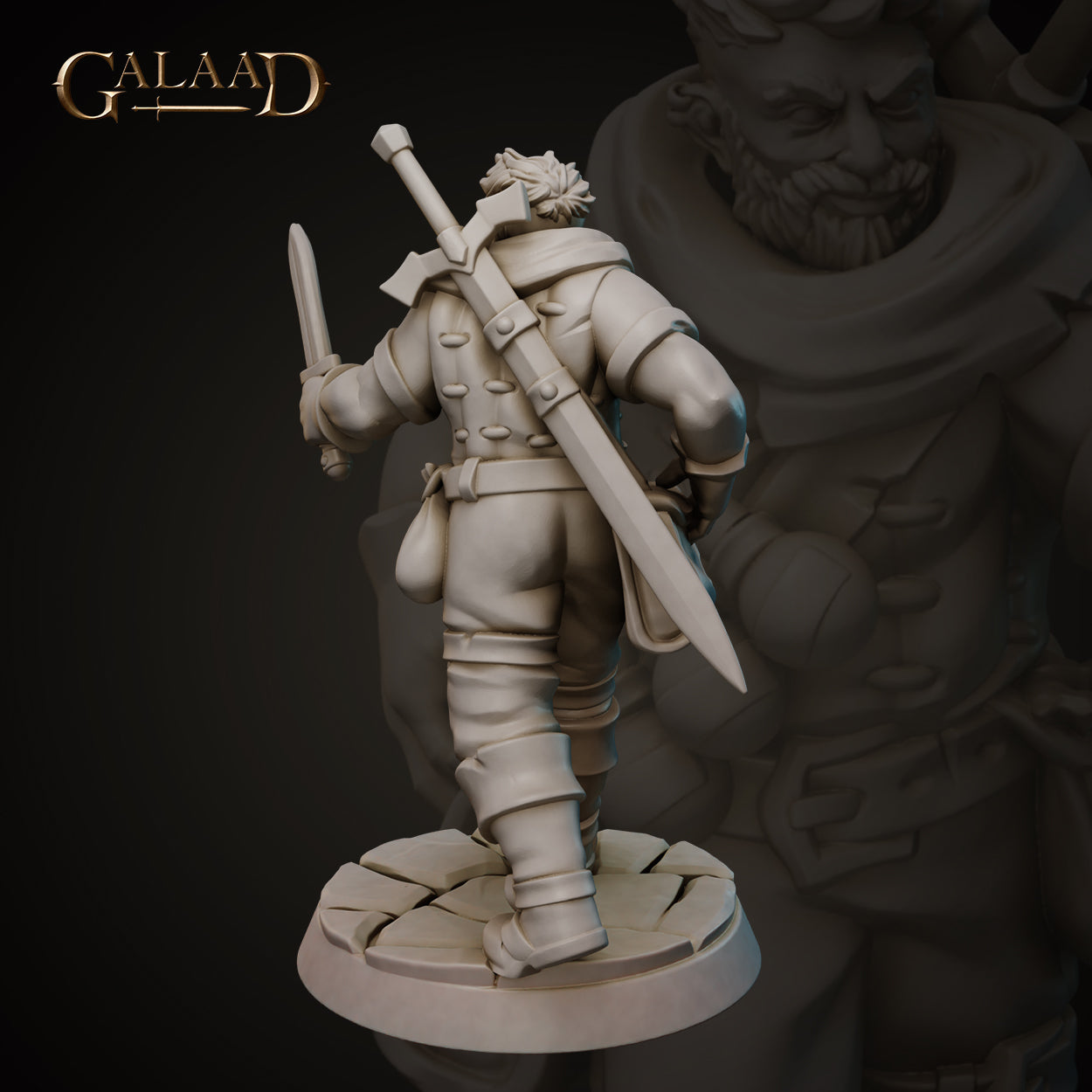 Male Bandit Member 01 by Galaad Miniatures