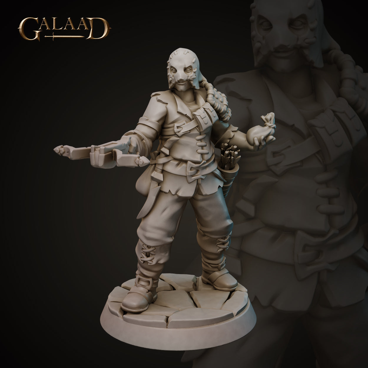Male Bandit Member 02 by Galaad Miniatures