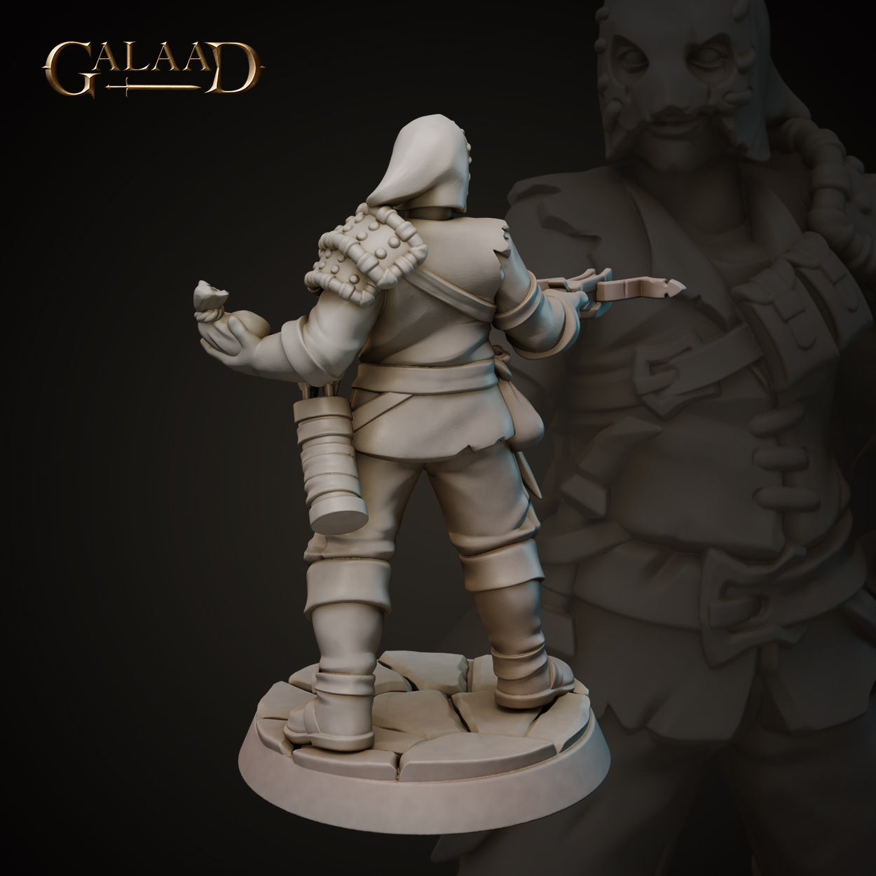 Male Bandit Member 02 by Galaad Miniatures