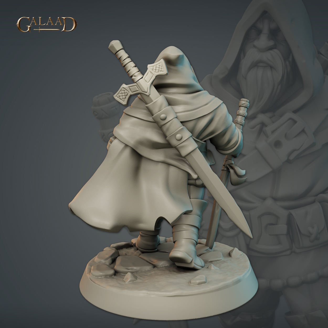 Male Dwarf 01 by Galaad Miniatures
