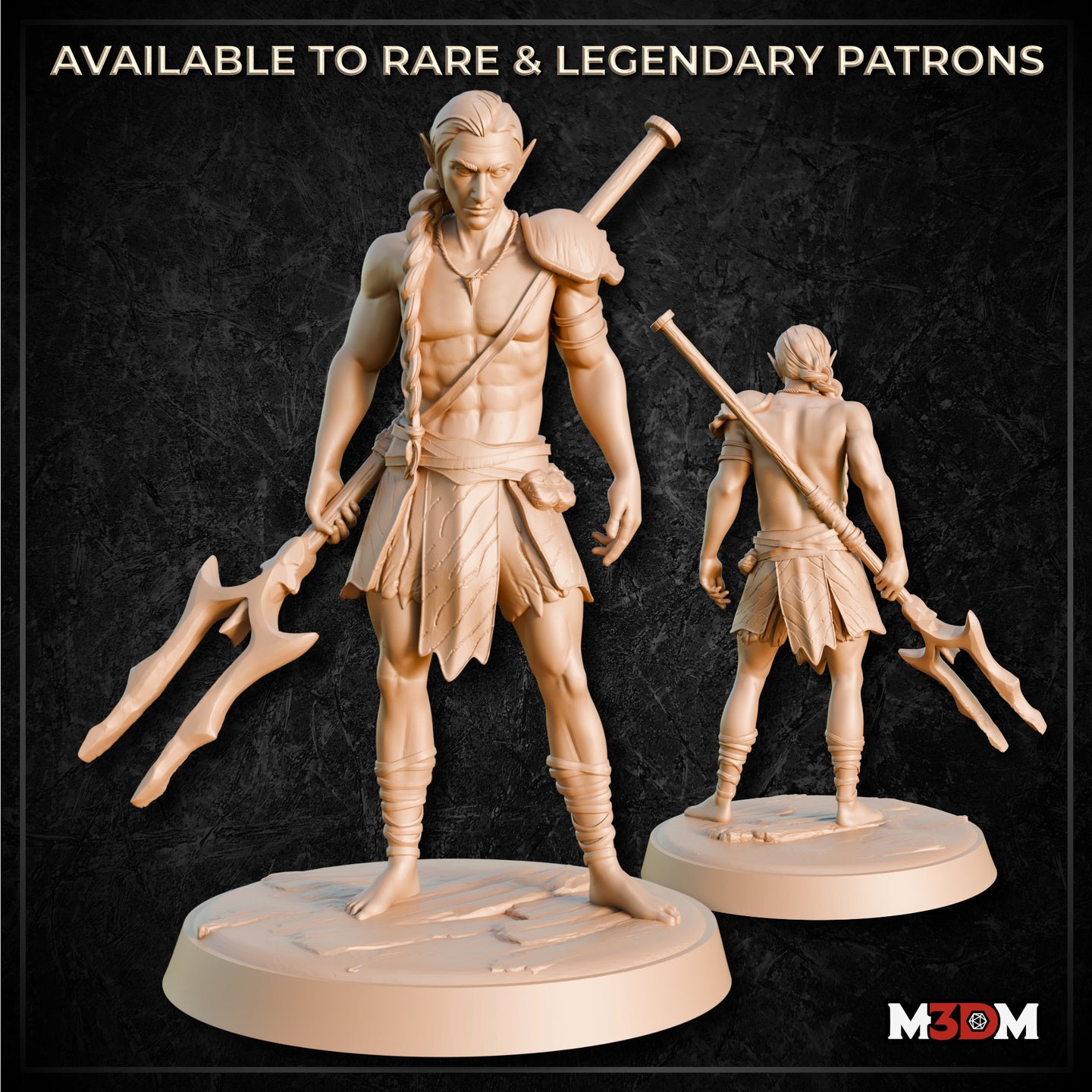 Male Elf Fighter Casual by Mia Kay M3DM