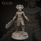 Aztec Tribal Warrior Bundle by Galaad Miniatures
